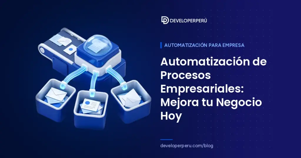 Ilustración isométrica de una cinta transportadora que reparte documentos en cajas de forma automática