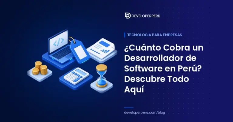 Ilustración isométrica de laptop con código y etiqueta de precio, monedas, calculadora, factura y reloj de arena sobre el costo de un desarrollador