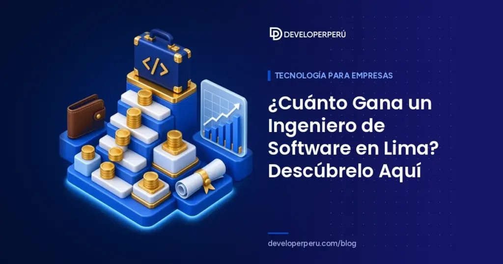 Ilustración isométrica de una escalera de monedas que sube hasta un maletín con código, billetera, gráfico de crecimiento y diploma