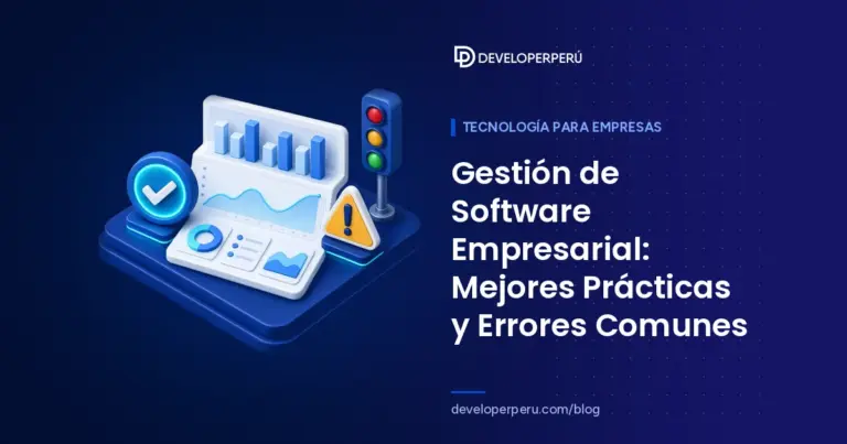 Ilustración isométrica de un panel de gestión con un semáforo, una alerta y una marca de verificación