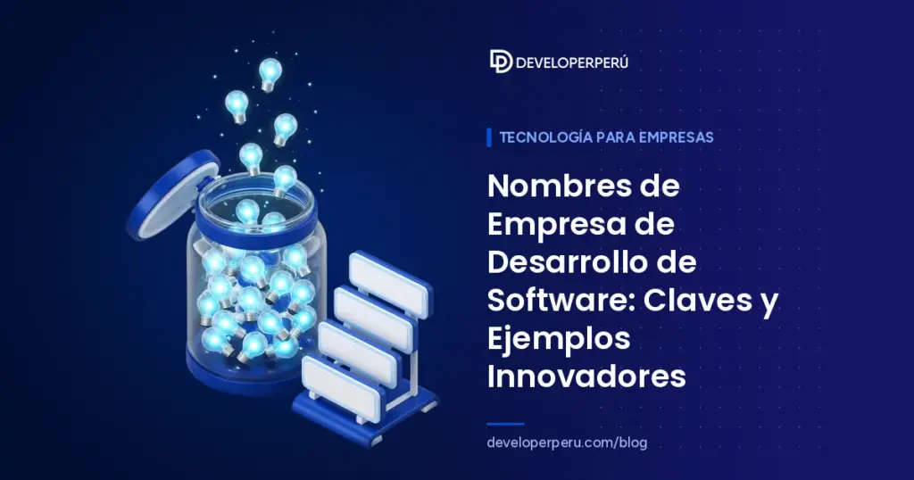 Ilustración isométrica de un frasco lleno de focos encendidos y placas de nombre en blanco, sobre ideas de nombres innovadores