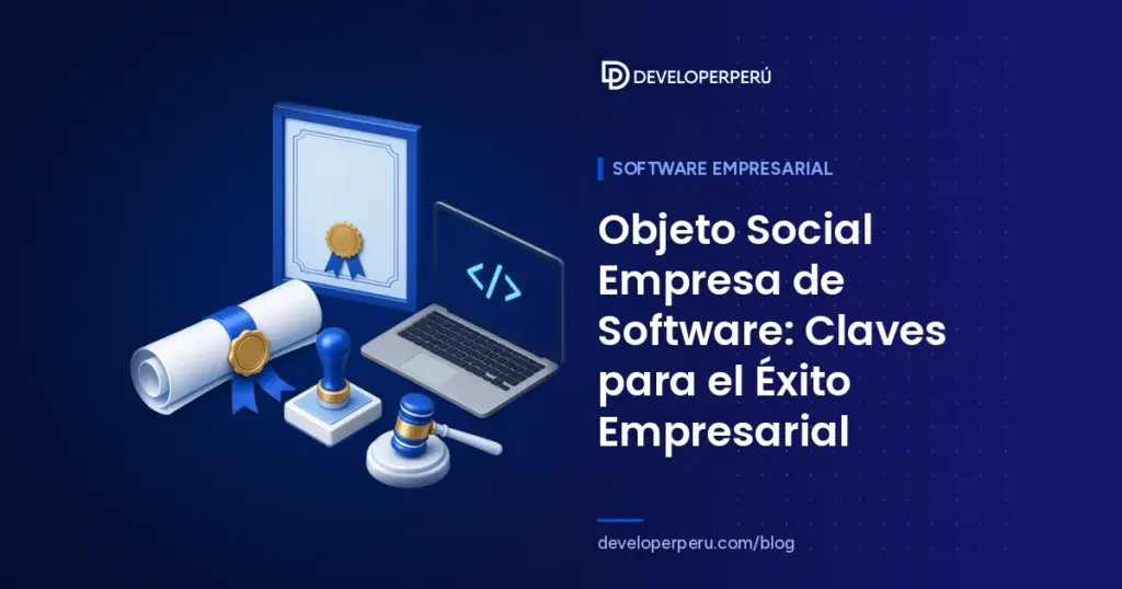 Ilustración isométrica de un pergamino con sello, un certificado enmarcado, un sello de goma, un mazo y una laptop con código