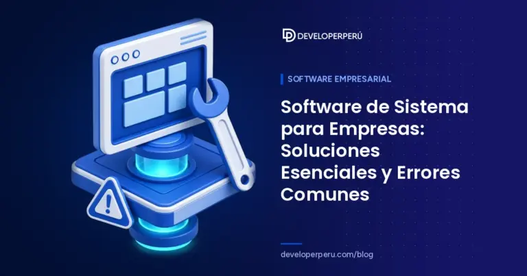 Ilustración isométrica de una ventana de sistema operativo sobre un núcleo luminoso con una llave inglesa y una señal de advertencia