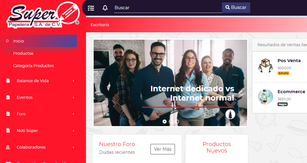 Sistema de Gestión Superpalera